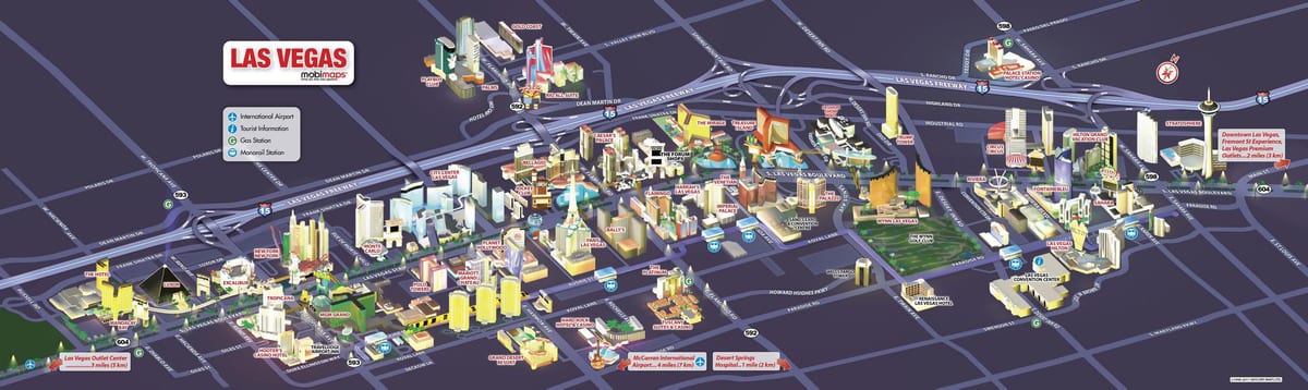 bản đồ của Vegas