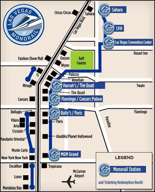 bản đồ của Las Vegas trâm