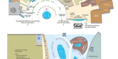 Las Vegas aria bản đồ