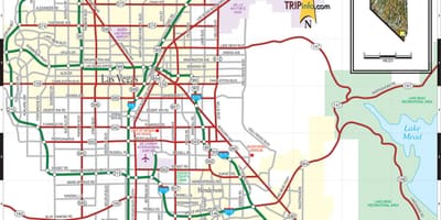 Las Vegas Nevada bản đồ