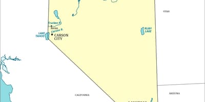 Bản đồ của Las Vegas Nevada