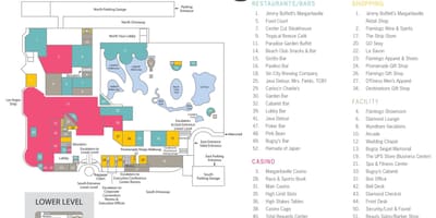 Bản đồ của Flamingo Las Vegas