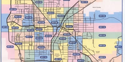 Mã bản đồ của Las Vegas