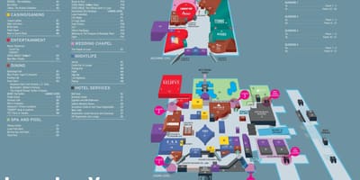 Bản đồ của Luxor Las Vegas