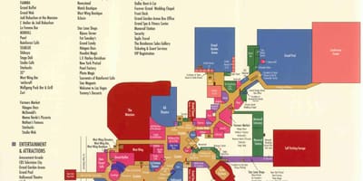 Bản đồ của MGM grand Las Vegas