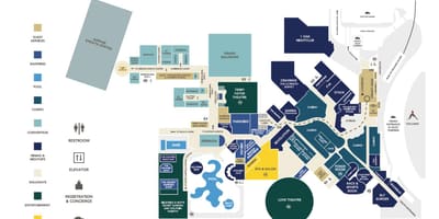 Bản đồ của Mirage Las Vegas