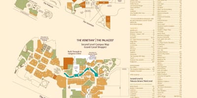 Bản đồ của Venice Las Vegas