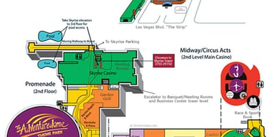 Bản đồ của Xiếc Xiếc Las Vegas
